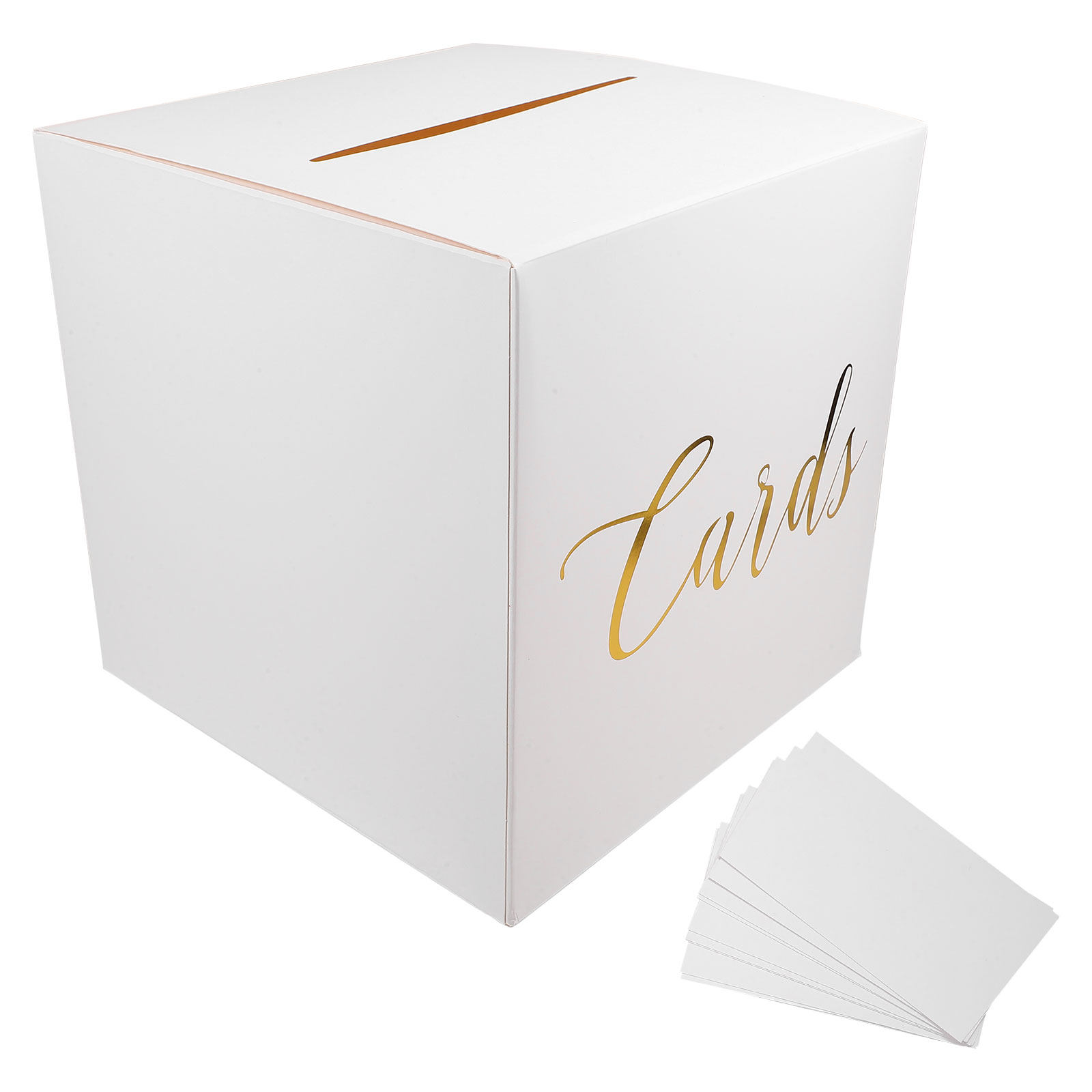 Wedding Card Box - 1 zestaw: pudełko na kartki ślubne,