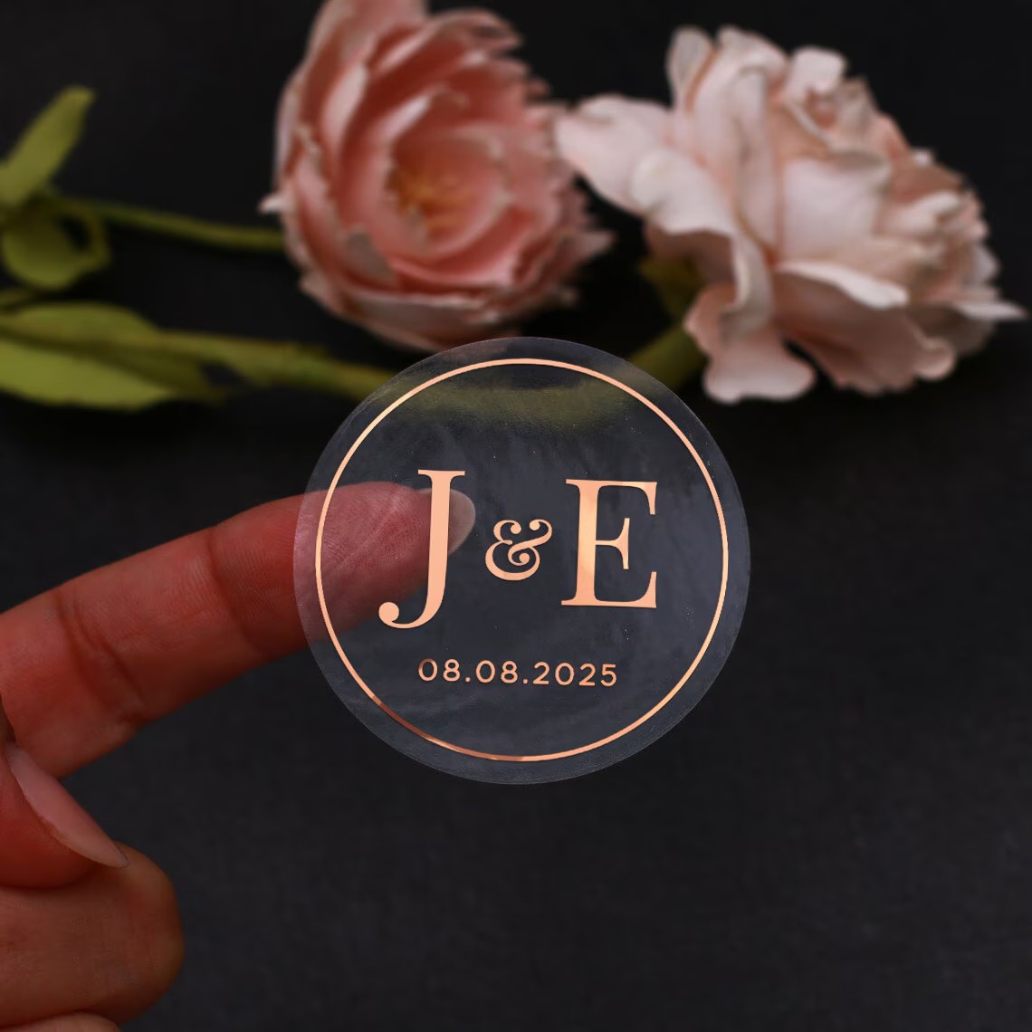Przezroczyste botaniczne nakle – Wedding Envelopes recenzja i cena