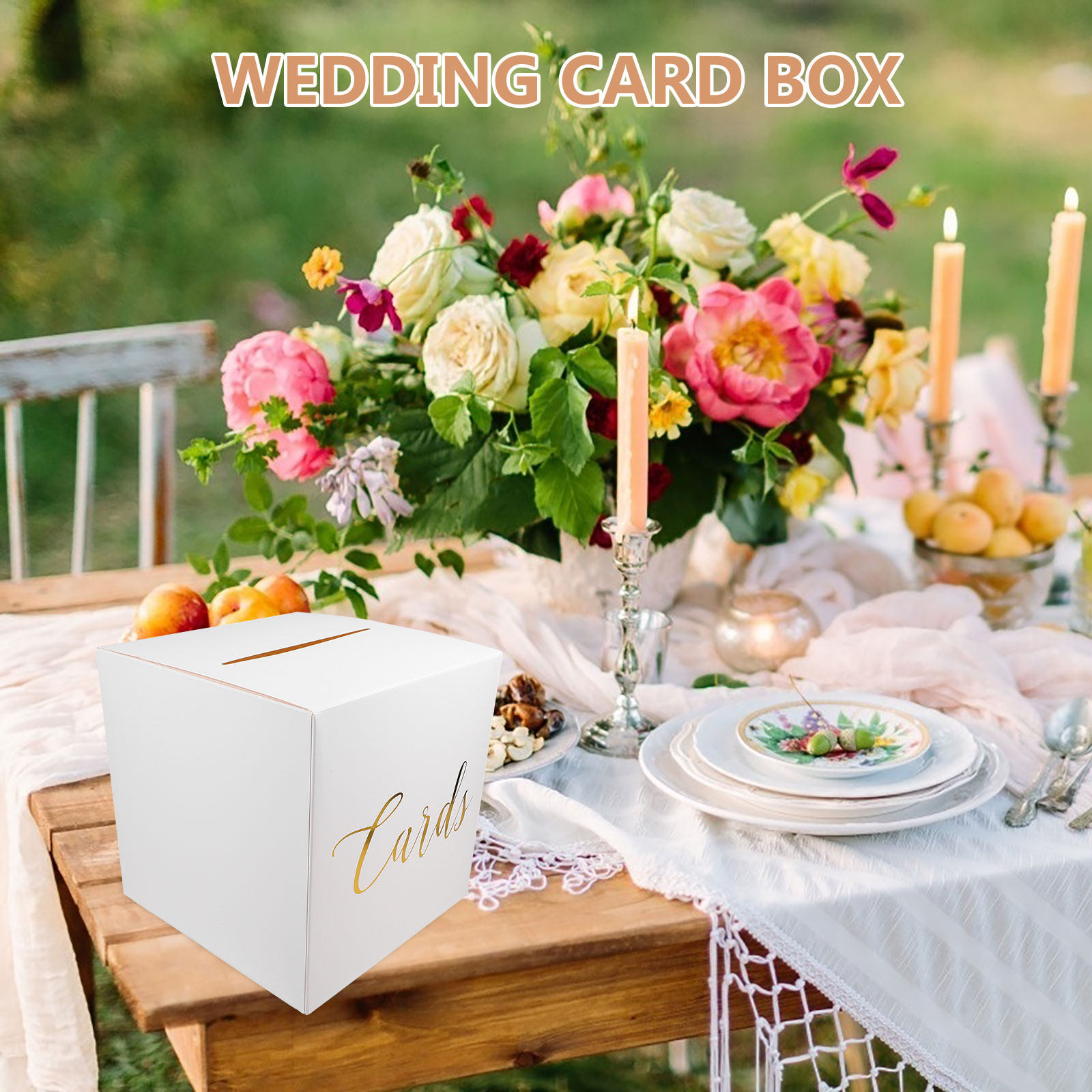 1 zestaw: pudełko na kartki śl – Wedding Card Box recenzja i cena