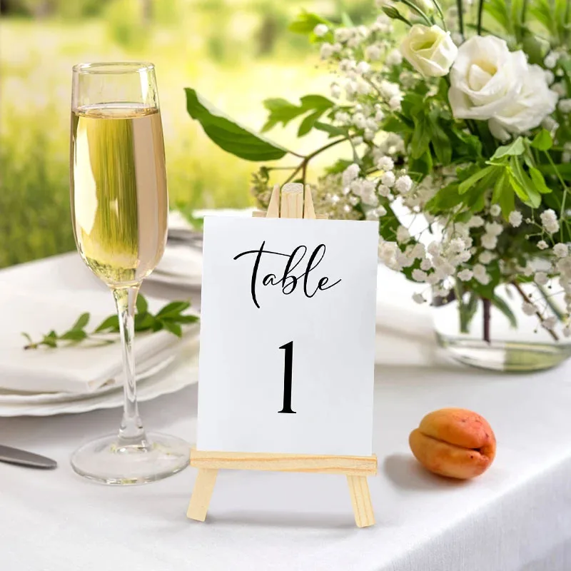10 sztuk drewniana Mini sztalu – Table Number Gold recenzja i cena